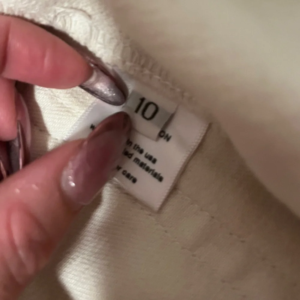 Rachel Comey Off-White Jeans Size 10 - Picture 4 of 4